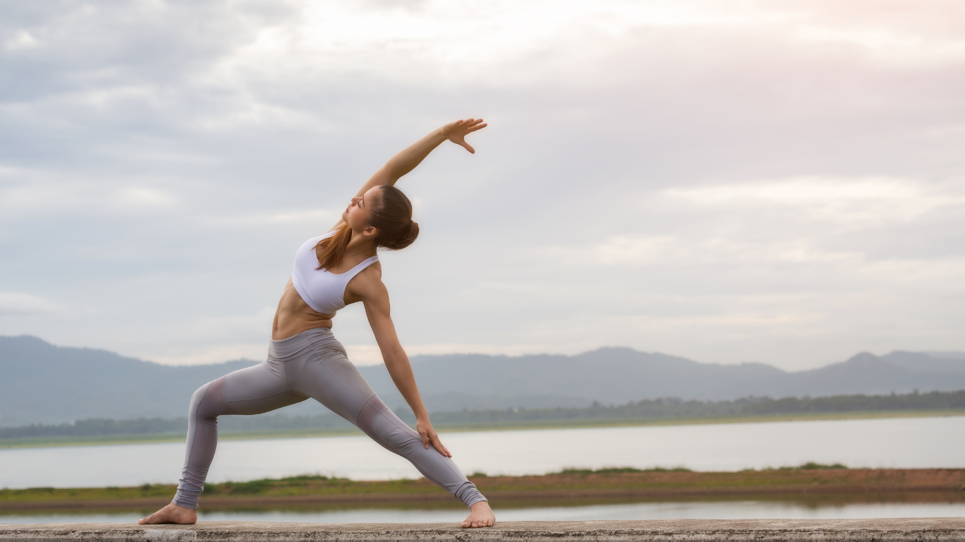 Girl and yoga