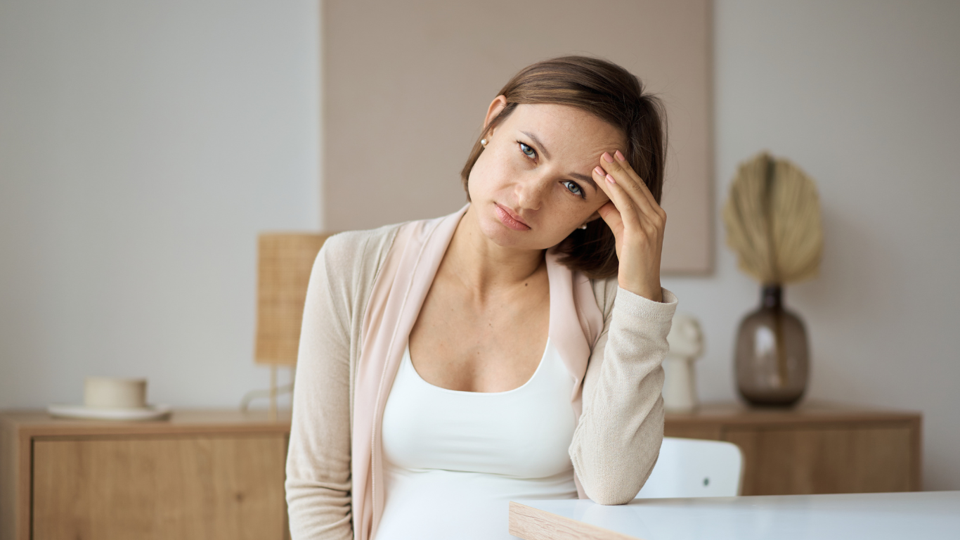 Pregnant woman with migraine